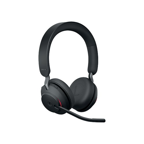 Jabra Evolve2 65 380a MS Stereo Headset Black 706487020059
