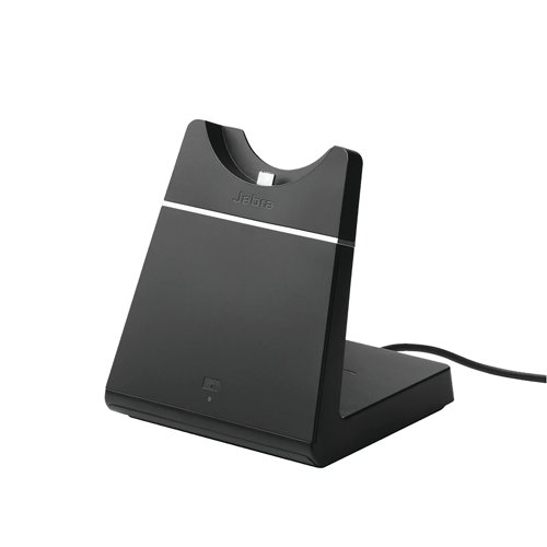 Jabra Evolve 65 SE UC Monaural Wireless Headset Link380 USB-A Adapter + Charging Stand 6593-833-499 - JAB02640