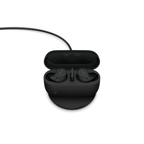 Jabra Evolve2 Wireless Bluetooth Ear Buds USB-A MS with Wireless Charging Pad 20797-999-989 JAB02658