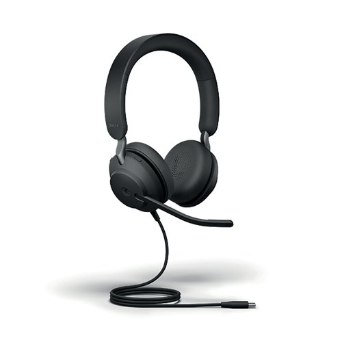 JAB02810 Jabra Evolve2 40 SE Stereo Wired Headset USB-A MS Teams Certified 24189-999-999