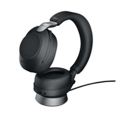 Jabra Evolve2 85 UC Stereo Headset USB-A Black 26599-989-889 Headsets & Microphones JAB23237