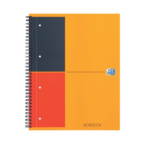 Oxford International A4+ Wirebound Hardback Notebook 100104036
