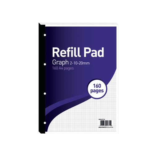 Hamelin 2-10-20mm Graph Refill Pad A4 80 Sheet (Pack of 5) 400127712