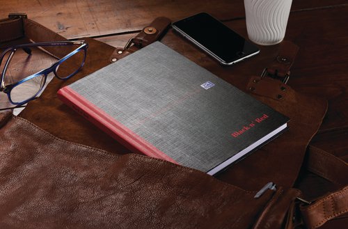 Black n' Red Casebound Hardback Ruled Notebook 192 Pages B5 (Pack of 5) 400082917 JD06053