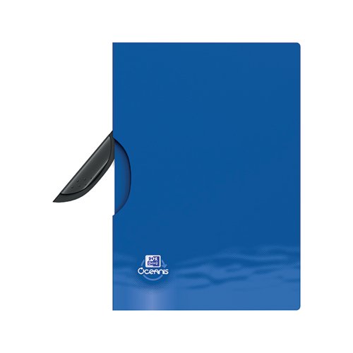 This A4 Oceanis presentation folder is perfect to file unpunched documents. Thanks to the clip closure, files or reports are inserted in one gesture and the sheets are well maintained. This clip file can contain approximately 25 sheets of A4 paper and is supplied in black. The Oceanis range helps to reduce the amount of plastic waste thrown into the oceans and preserves fossil resources to reduce CO2 emissions by 90%. Supplied in blue.