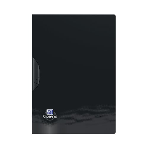 Oxford Oceanis Clip File A4 Black 400177880 - Hamelin - JD46991 - McArdle Computer and Office Supplies