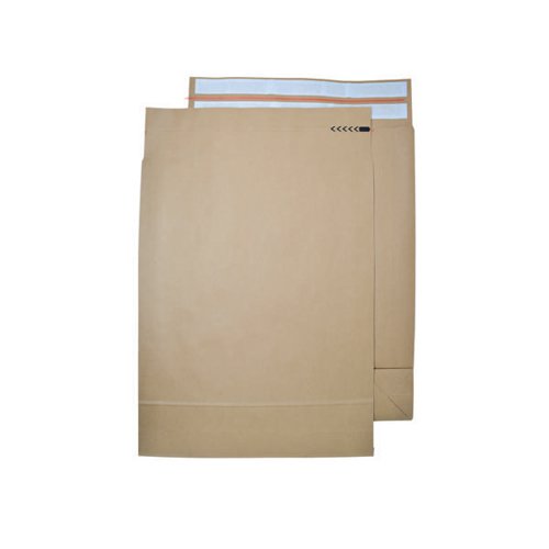 E-Green 570x450 100mm Gusset Peel and Seal Mailer (Pack of 100) 69117
