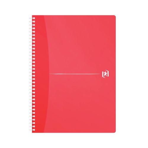 Oxford PP Transparent Wirebound Notebook A4 Assorted (Pack of 5) 100104241 | JD66618 | Hamelin