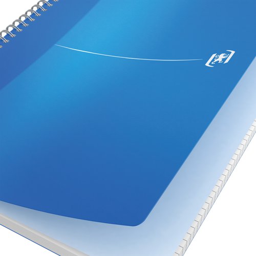 JD66618 Oxford PP Transparent Wirebound Notebook A4 Assorted (Pack of 5) 100104241