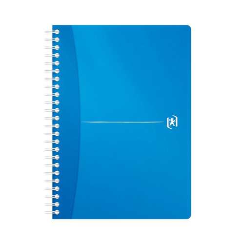 JD66628 Oxford Office Wirebound Notebook Transparent Assorted A5 (Pack of 5) 100104780