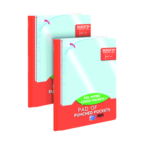 Oxford Punch Pocket Pad A4 (Pack of 60) 2 For 1 JD811289