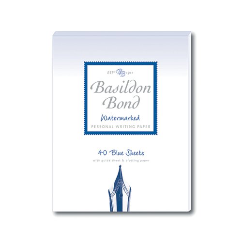 Basildon Bond Blue Writing Pad 137 x 178mm (10 Pack) 100100123