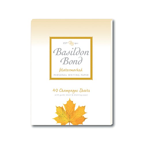 Basildon Bond Champagne Writing Pad 137 x 178mm (10 Pack) 100101040