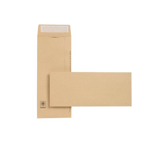 New Guardian Envelopes 305x127mm Pocket Manilla (Pack of 250) C27603