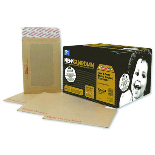 New Guardian Envelope 444x368mm Board Back Manilla (Pack of 50) C27726