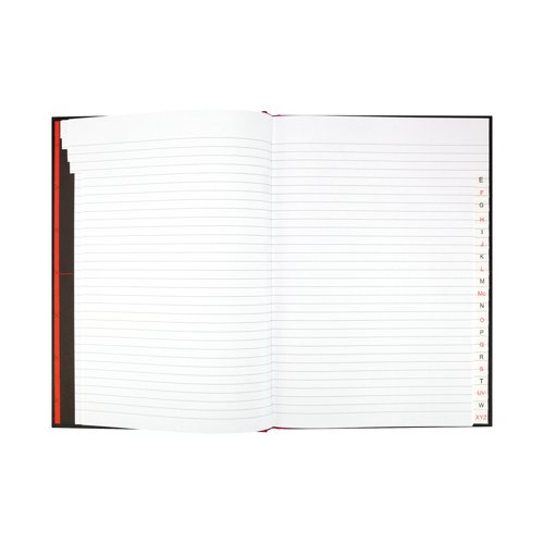 Black n' Red A-Z Casebound Hardback Notebook A4 (Pack of 5) 100080432