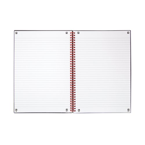 Black n' Red Wirebound Polypropylene Notebook 140 Pages A4 (Pack of 5) 100080166 - Hamelin - JDE67008 - McArdle Computer and Office Supplies