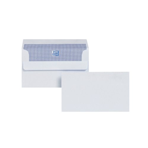 Plus Fabric Envelope 89x152mm Wallet Self Seal 120gsm White (Pack of 500) F21870