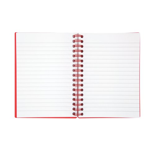 Black n' Red Wirebound Polypropylene Ruled Notebook 140 Pages A6 (Pack of 5) 100080476