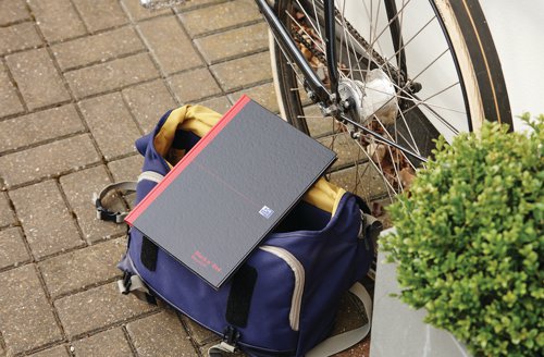 Black n' Red Casebound Recycled Hardback Notebook 192 Pages A4 (Pack of 5) 100080530 | JDL67019 | Hamelin