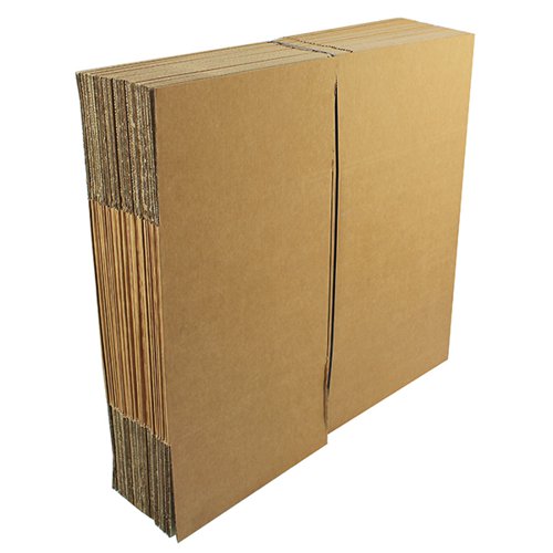 单壁瓦楞纸箱381x330x305mm棕色(每包25个)SC-14