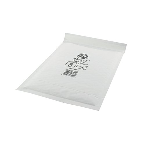 Jiffy AirKraft纸袋尺寸1 170x245mm白色(每包100个)JL-1