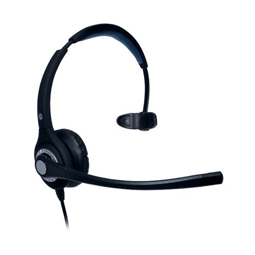 JPL 401S Professional Monaural Adjustable Headset With PLX Quick Disconnect (QD) Black JPL-401S