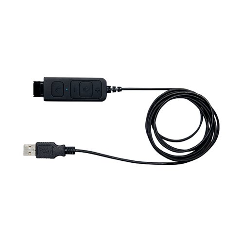 JPL MS Lync/Skype Bottom Lead for USB 2.0 Connection Microsoft Approved. 1.5m Black BL-054MS+P