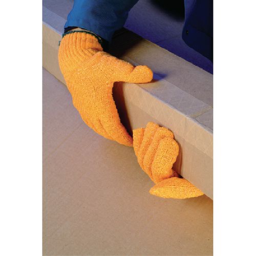 CPD Knitted Grip Gloves [Pair] High Grip PVC Lattice One Size VBLCG1