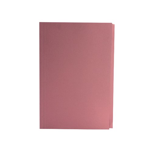 Guildhall Square Cut Folder Mediumweight Foolscap Pink (Pack of 100) FS250-PNKZ - Exacompta - JT43207 - McArdle Computer and Office Supplies