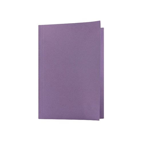 These environmentally friendly Guildhall square cut folders are made from 100% recycled, mediumweight 250gsm manilla. Suitable for filing both A4 and foolscap documents, each folder can hold up to 100 sheets of 80gsm paper. This pack contains 100 mauve folders.