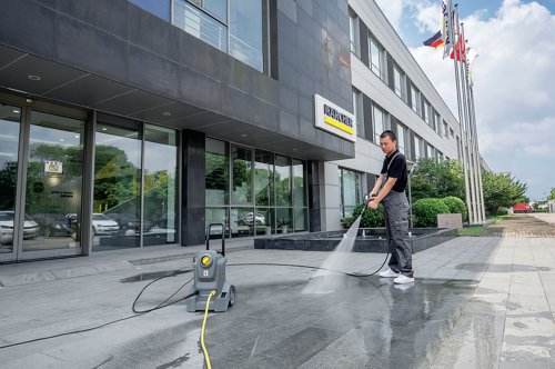 The Karcher Professional HD 4/8 pressure cleaner is ideal for cleaning for professionals who require a robust machine for occasional, easy cleaning jobs. Reliable 3 pistons axle pump. Automatic pressure relief system protects the high pressure components. Designed according to customer requirements for mobility, flexibility and reliability. With an extendable push handle providing convenience during transportation. This compact design is light and is easily transported.