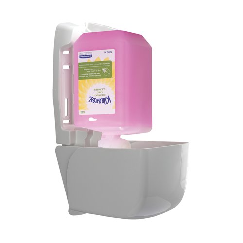 KC00416 | Ideal for use in most washrooms, Kleenex Everyday Hand Soap is designed to be gentle on skin with a subtle fragrance. Cost effective and hygienic, this Everyday Hand Soap is designed for use with the Kleenex Dispenser 6948, which dispenses the ideal amount of soap for each wash, preventing overuse and unnecessary wastage. The compact yet generous 1 litre size means that refills will be needed less often, with 2500 gently fragranced shots in each cartridge.