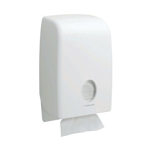 Aquarius Folded Hand Towel Dispenser White 6945 - Kimberly-Clark - KC01197 - McArdle Computer and Office Supplies