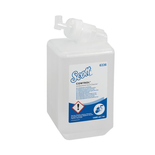 Scott Antibacterial Hand Soap Refill 1 Litre (Pack of 6) 6336 Kimberly-Clark
