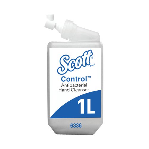 KC01877 Scott Antibacterial Hand Soap Refill 1 Litre (Pack of 6) 6336