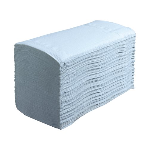 Scott Control Interfold V Fold Paper Hand Towels 1 Ply 240 Sheets Blue (Pack of 15) 6682 - KC02484