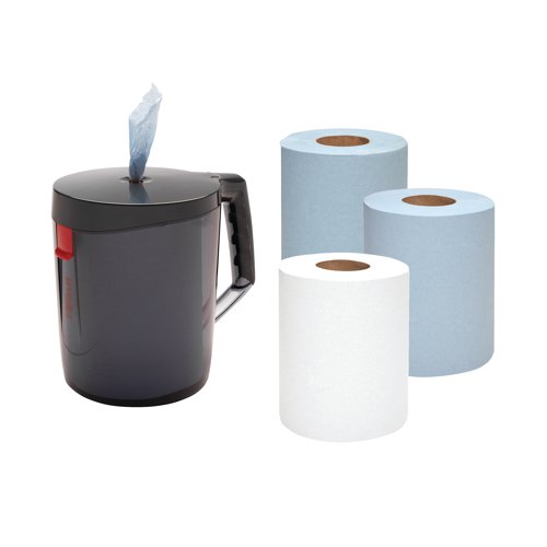 WypAll Reach Portable Centrefeed Wiper Roll Dispenser Black 6221 KC04007 Buy online at Office 5Star or contact us Tel 01594 810081 for assistance