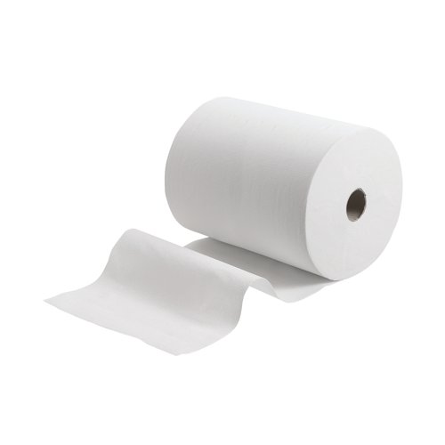 KC04043 Scott 1-Ply Slimroll Hand Towel Roll White (Pack of 6) 6657
