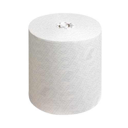 Scott Essential Rolled Paper Hand Towels 1 Ply 350m White (Pack of 6) 6691 - KC04959