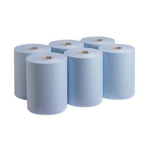 KC05086 Scott Essential Slimroll Hand Towel Roll Blue 190m (Pack of 6) 6696