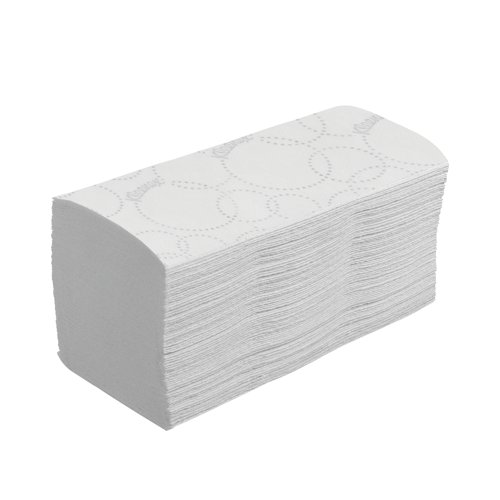 KC05148 | These Kleenex Ultra V-Fold, 3-Ply hand towel are manufactured from highly absorbent AIRFLEX, ideal for use in exclusive washroom. The 3-ply thickness, delivers soft, gentle hand drying to support high hygiene standards. The V-Fold towels are interleaved and are designed to dispense one paper towel at a time, minimising the risk of contamination, as the user only take the towels they need. Supplied in a pack of 15, each pack contains 96 folded hand towels (1440 in total).