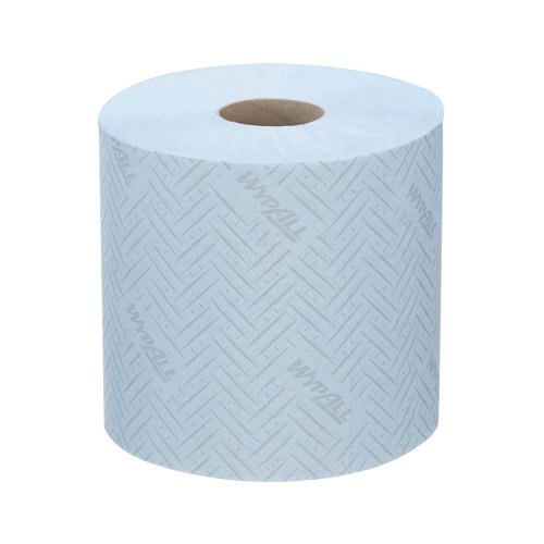 Perfect for use in kitchen and catering, this centrefeed roll is certified for safe use with food contact. Made from 100% recycled fibres, it is ideal for wiping surfaces and spillages.