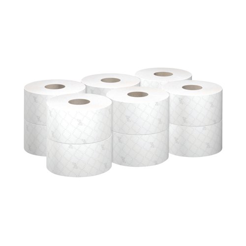 KC05288 Scott Control Toilet Tissue Centrefeed Roll 2-Ply 833 Sheets (Pack of 12) 8591