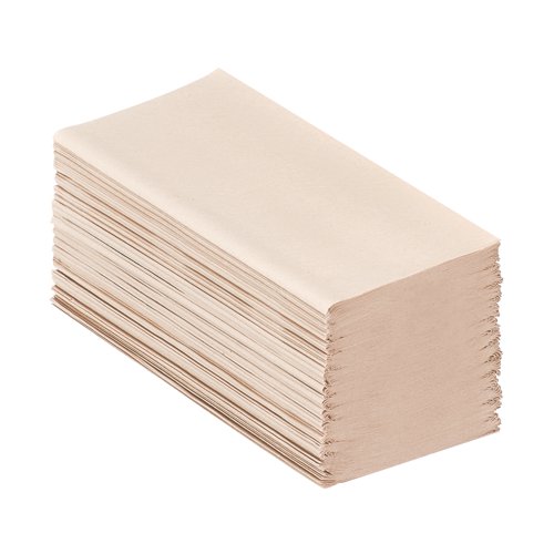 Hostess Natura Hand Towels 1Ply Interfold Natural (Pack of 12) 6832 Kimberly-Clark