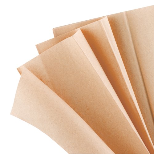 Hostess Natura Hand Towels 1Ply Interfold Natural (Pack of 12) 6832 Paper Towels KC05306