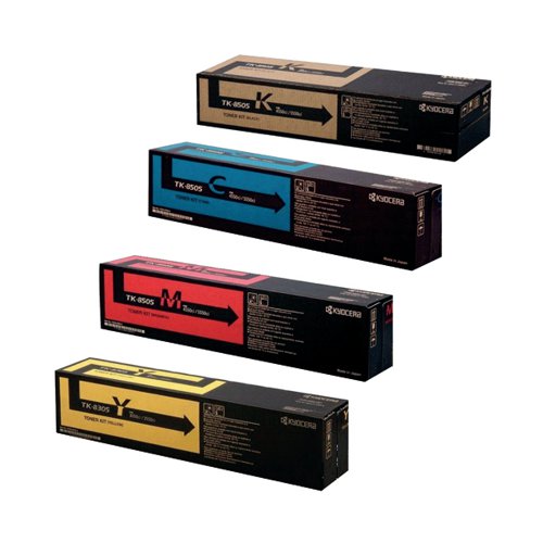 Kyocera Cyan TK-8505C Toner Cartridge (Capacity: 20000 pages) 1T02LCCNLO