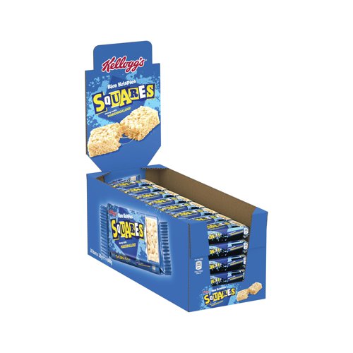 Kellogg's Rice Krispies Squares Chewy Marshmallow 28g (Pack of 30) 7144092000 KEL44092 Buy online at Office 5Star or contact us Tel 01594 810081 for assistance