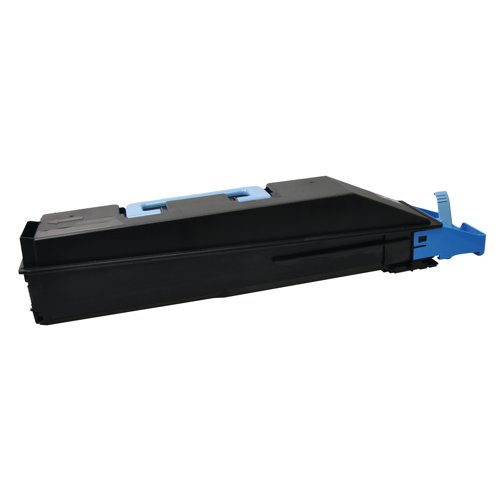 Install a genuine Kyocera toner cartridge in your laser printer to continue the outstanding print quality and reliability. Capable of printing up to 12,000 pages, this cyan toner cartridge is for use in the TASKalfa 250Ci/300Ci printers.