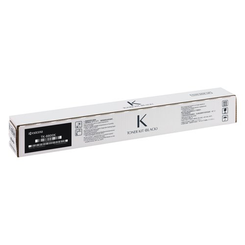 Specifically designed for use with the ECOSYS P8060cdn, this toner is engineered with smaller particles which require less heat to fuse them to the page thus reducing energy consumption. Manufactured for sustainable and economical printing, this toner cartridge offers excellent image quality offered by advanced toner and colour technology. With an exceptional print yield of 30,000 pages, this Kyocera Black Laser Toner Cartridge gives excellent value for money.